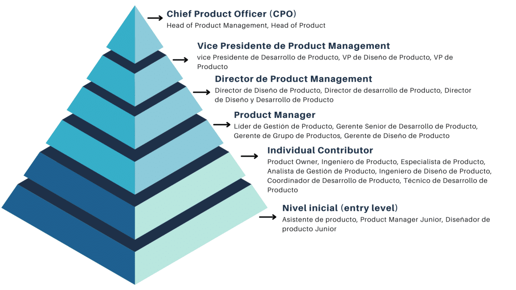 jerarquia del Product management